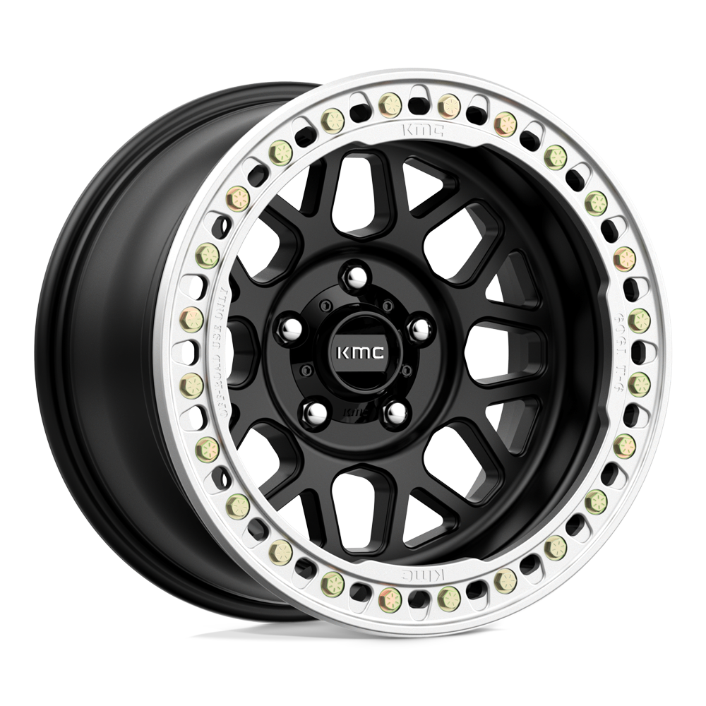 KMC - KM235 (Satin Black Machined Ring)