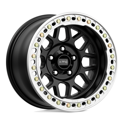 KMC - KM235 (Satin Black Machined Ring)