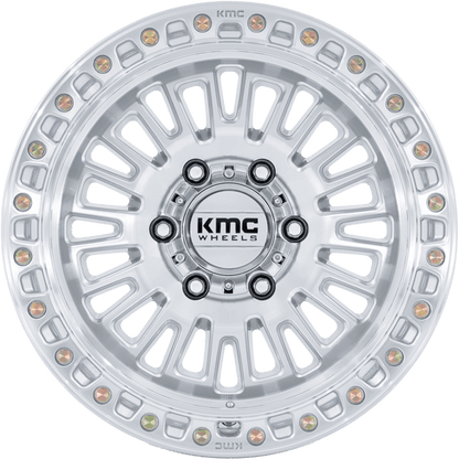 KMC - KM554 AZTEC (Gloss Silver Machined Face)